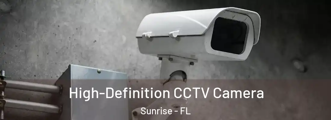 High-Definition CCTV Camera Sunrise - FL