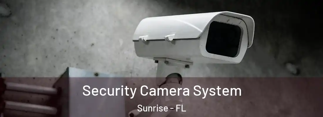 Security Camera System Sunrise - FL